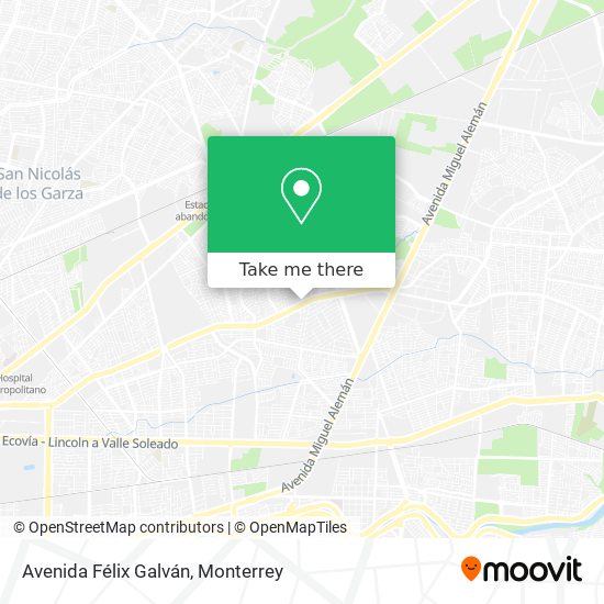 Avenida Félix Galván map