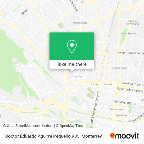 Mapa de Doctor Eduardo Aguirre Pequeño 905