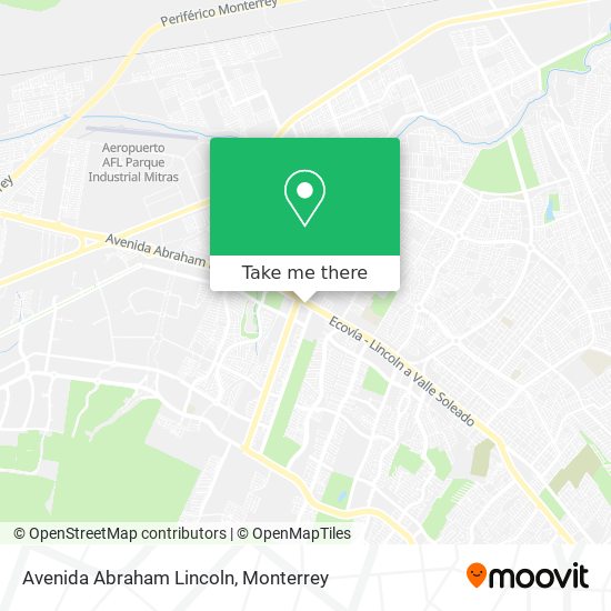 Mapa de Avenida Abraham Lincoln