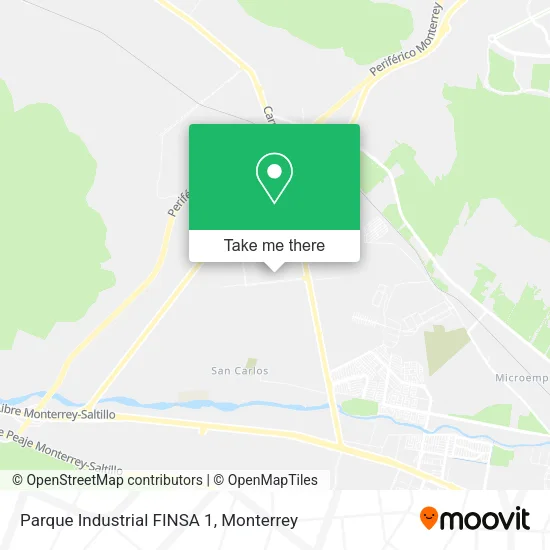 Parque Industrial FINSA 1 map