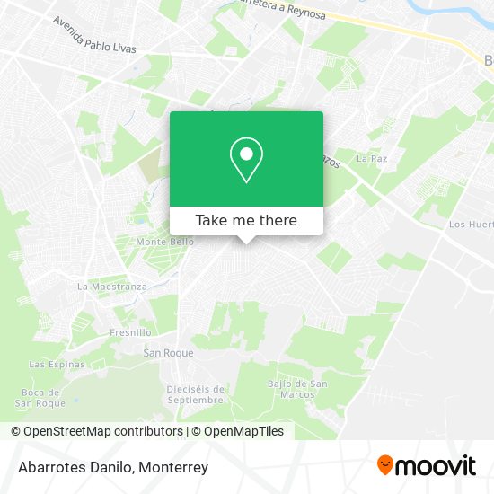 Mapa de Abarrotes Danilo
