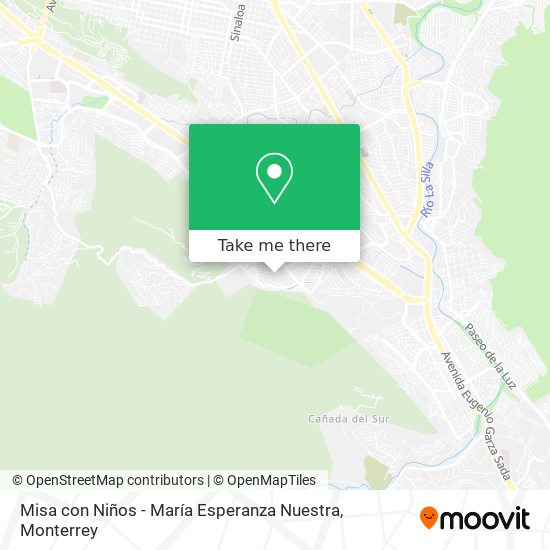 Misa con Niños - María Esperanza Nuestra map
