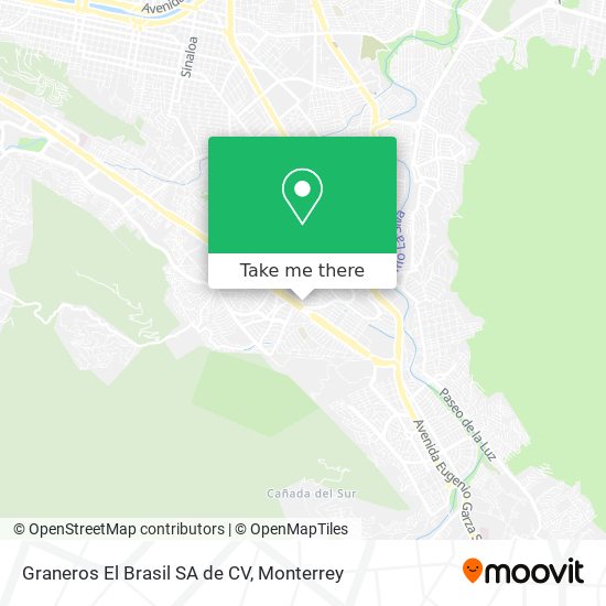 Graneros El Brasil SA de CV map