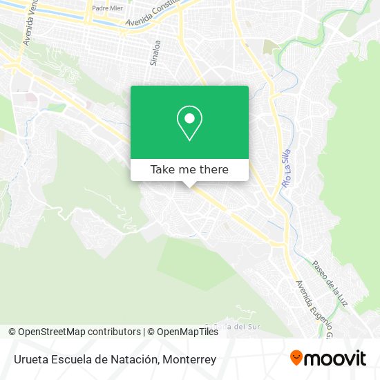 Urueta Escuela de Natación map