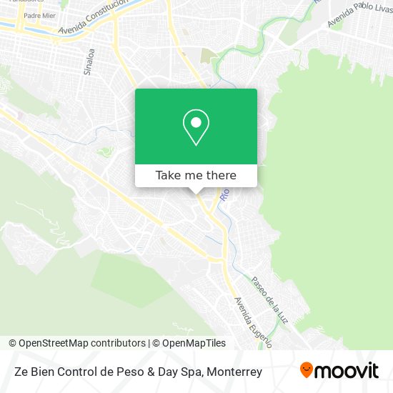 Mapa de Ze Bien Control de Peso & Day Spa