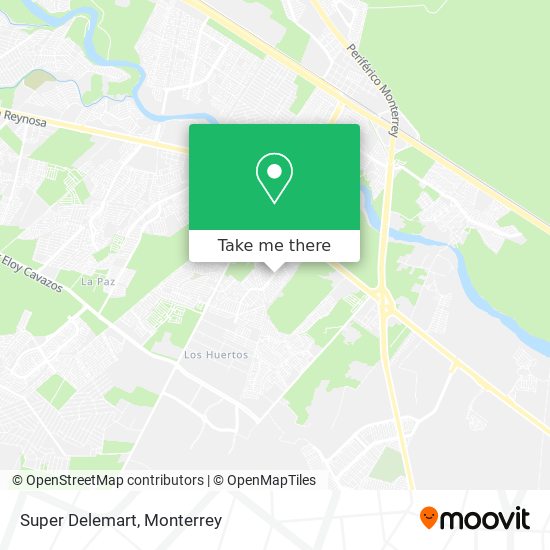 Mapa de Super Delemart