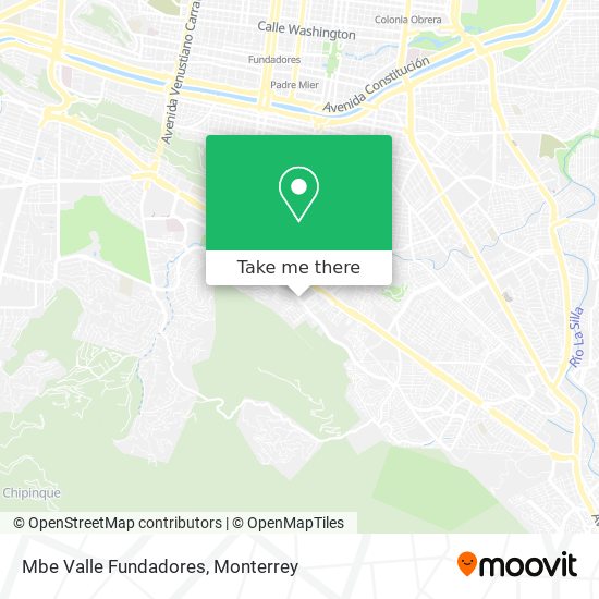 Mbe Valle Fundadores map
