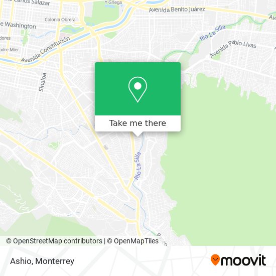 How to get to Ashio in Monterrey by Bus?