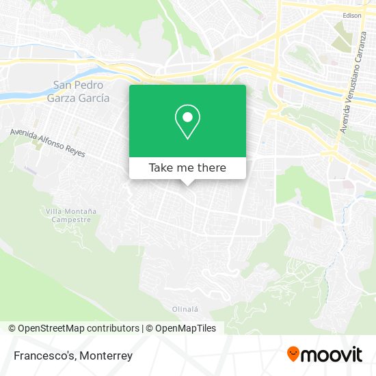 Mapa de Francesco's