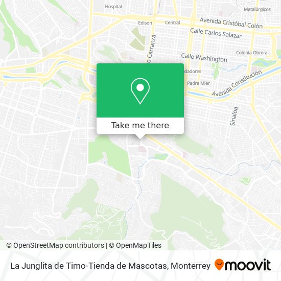 La Junglita de Timo-Tienda de Mascotas map