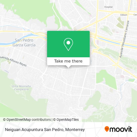Neiguan Acupuntura San Pedro map