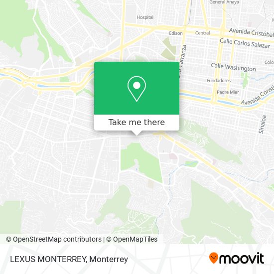LEXUS MONTERREY map