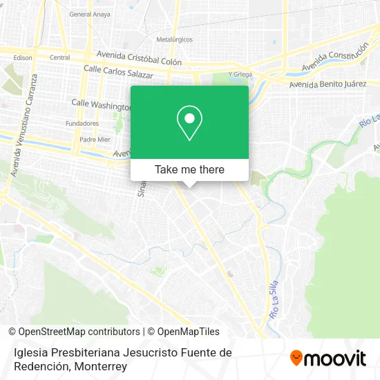Mapa de Iglesia Presbiteriana Jesucristo Fuente de Redención