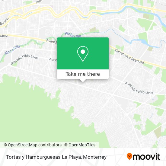 Tortas y Hamburguesas La Playa map