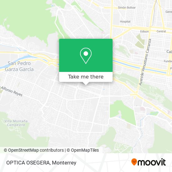 Mapa de OPTICA OSEGERA
