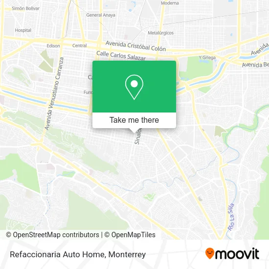 Refaccionaria Auto Home map