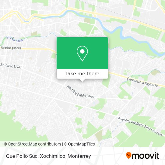 Mapa de Que Pollo Suc. Xochimilco