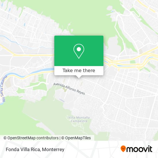 Fonda Villa Rica map