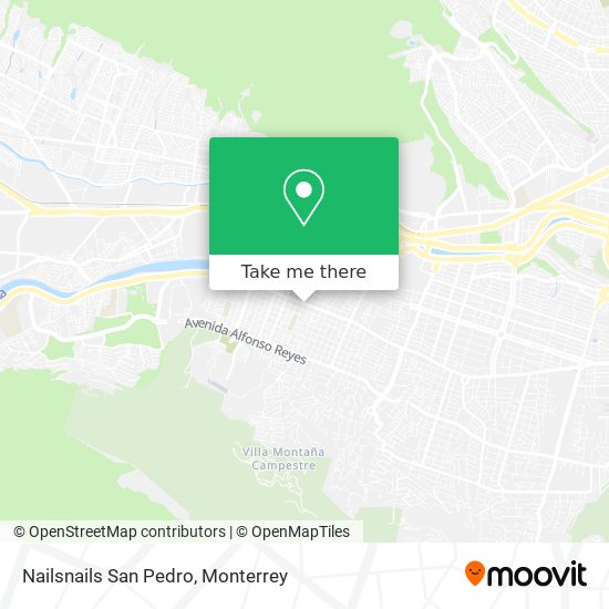 Nailsnails San Pedro map