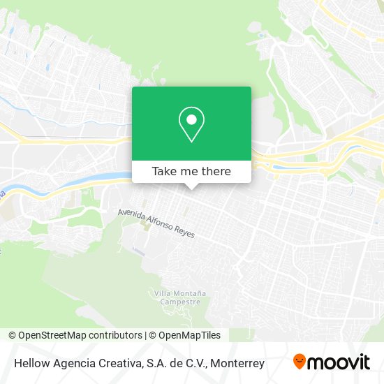 Mapa de Hellow Agencia Creativa, S.A. de C.V.