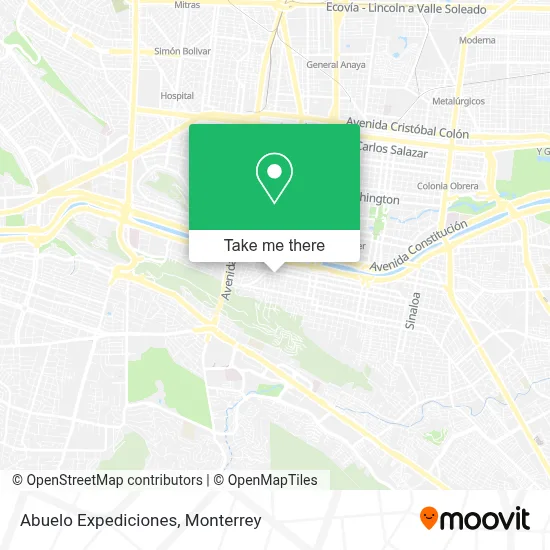 Abuelo Expediciones map