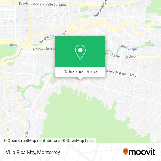 Mapa de Villa Rica Mty