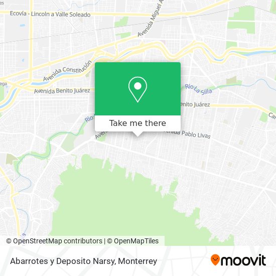 Abarrotes y Deposito Narsy map