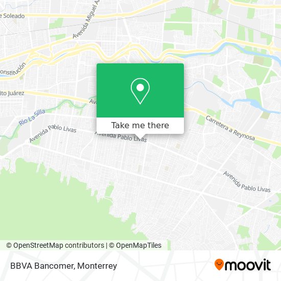 BBVA Bancomer map