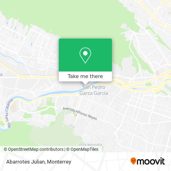 Abarrotes Julian map