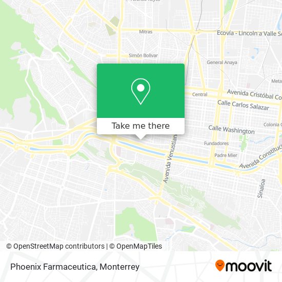 Phoenix Farmaceutica map