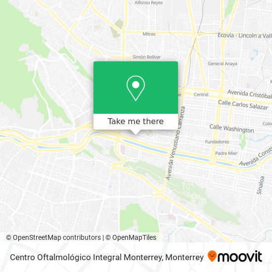 Centro Oftalmológico Integral Monterrey map