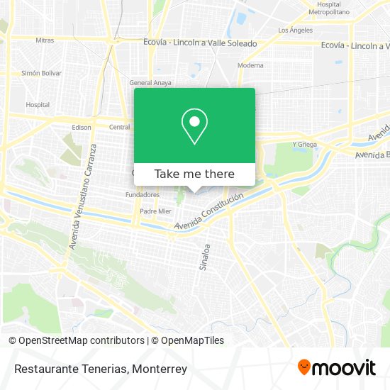 Restaurante Tenerias map