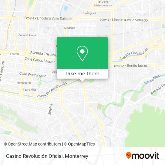 Casino Revolución Oficial map