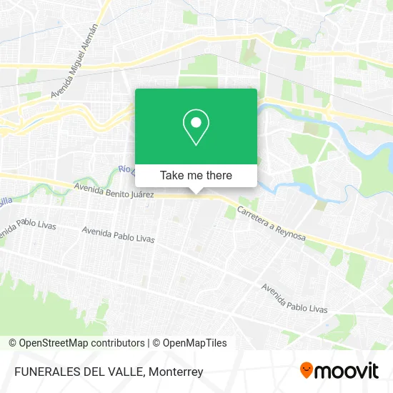 FUNERALES DEL VALLE map