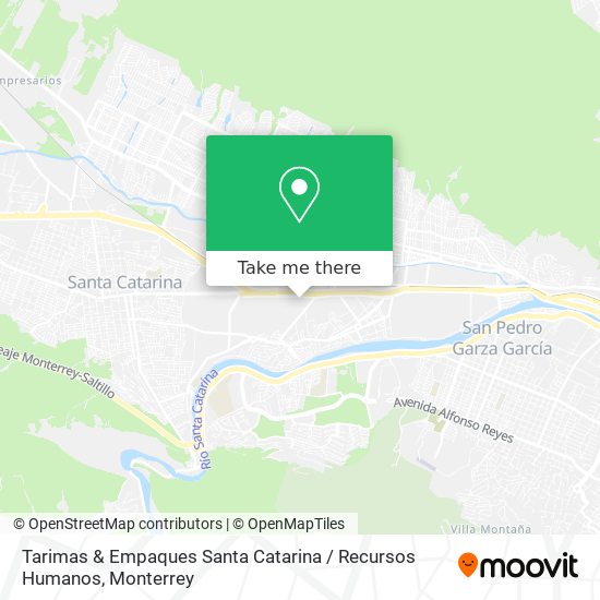 Mapa de Tarimas & Empaques Santa Catarina / Recursos Humanos