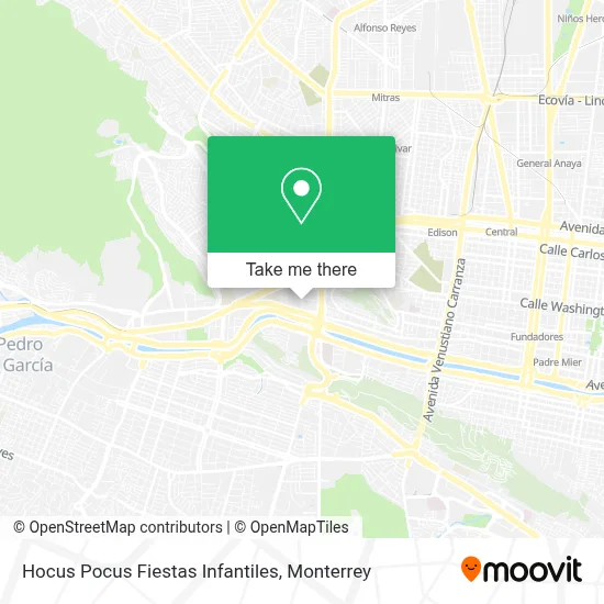 Hocus Pocus Fiestas Infantiles map