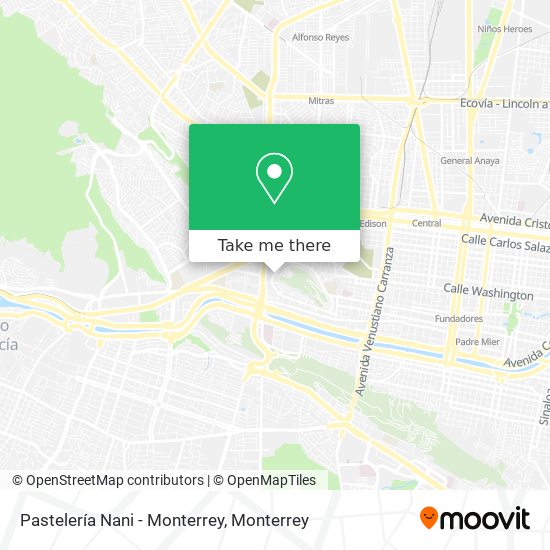 Pastelería Nani - Monterrey map