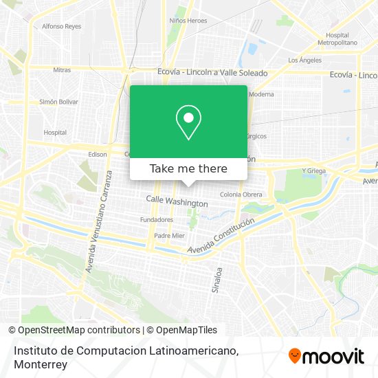 Mapa de Instituto de Computacion Latinoamericano