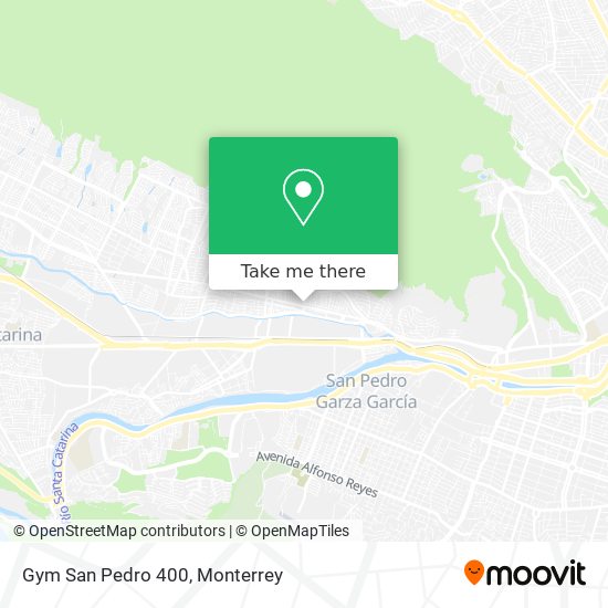 Gym San Pedro 400 map