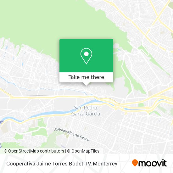 Cooperativa Jaime Torres Bodet TV map