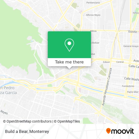 Mapa de Build a Bear