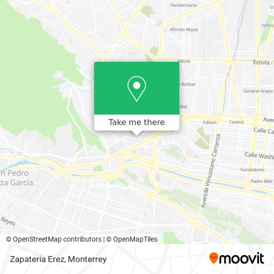 Mapa de Zapateria Erez