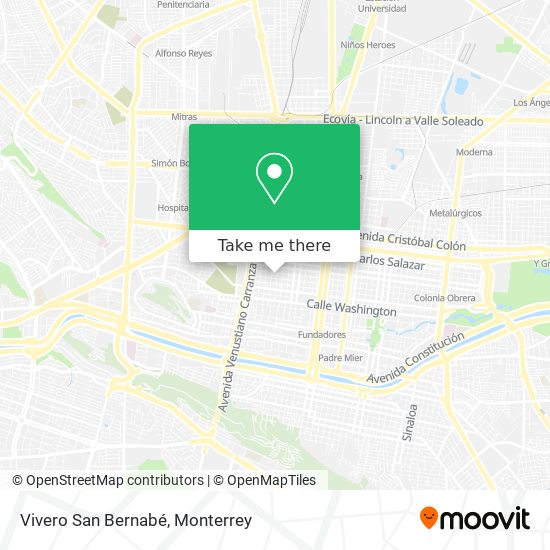 Vivero San Bernabé map