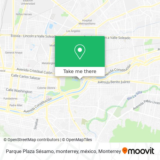 Parque Plaza Sésamo, monterrey, méxico map