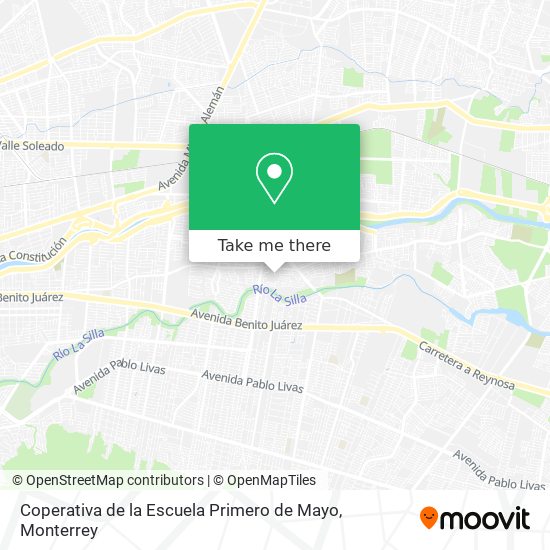 Coperativa de la Escuela Primero de Mayo map