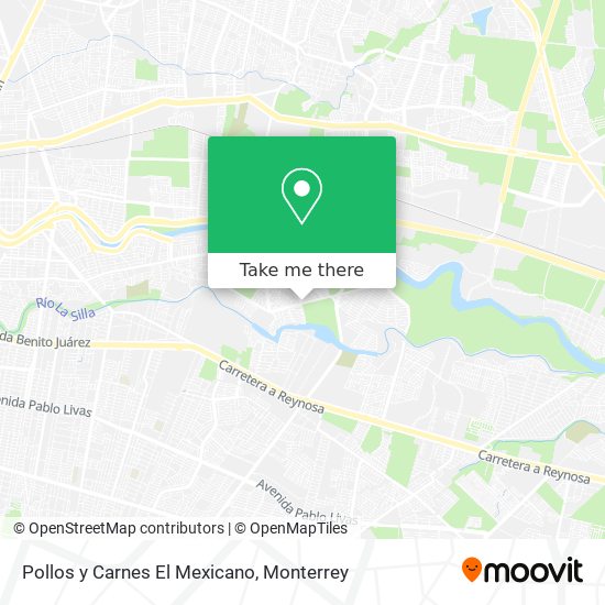 Pollos y Carnes El Mexicano map