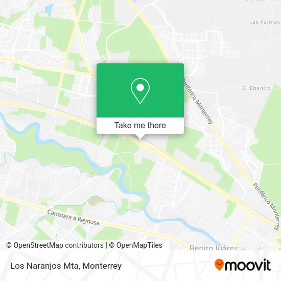 Los Naranjos Mta map