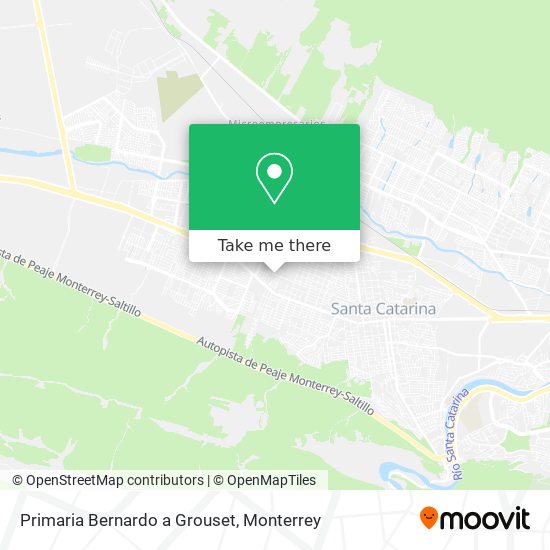 Mapa de Primaria Bernardo a Grouset