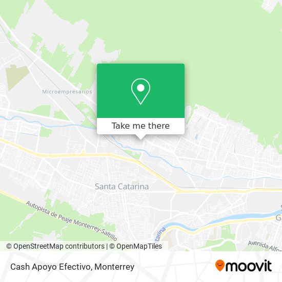 Mapa de Cash Apoyo Efectivo