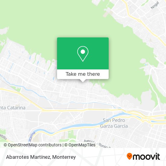 Mapa de Abarrotes Martínez